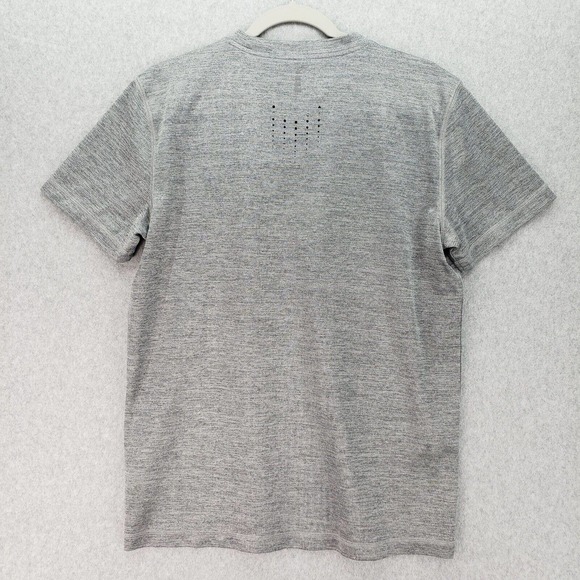 Lands End Sport Active T-Shirt Top Short Sleeve Gray Womens Size Medium - Picture 4 of 10